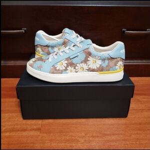 COACH Lowline Coated Canvas Sneakers